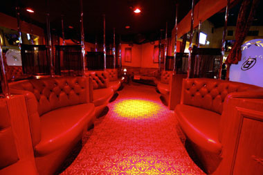 Lap dance area