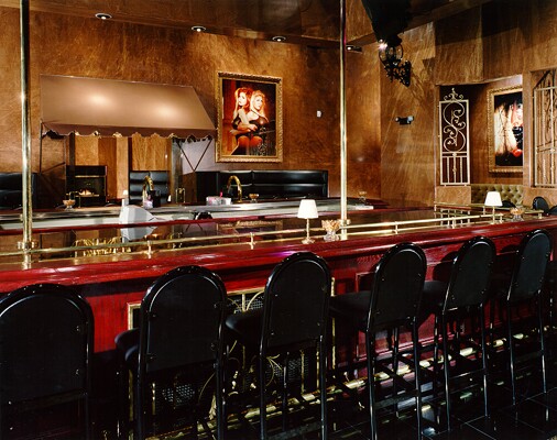 Spearmint Rhino Van Nuys, bar stage.